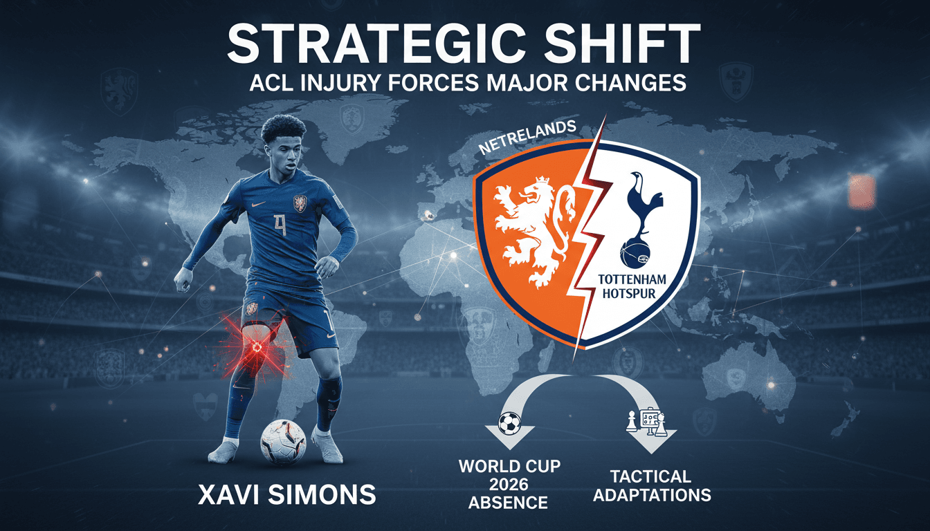 Xavi Simons suffers ACL injury ruling him out of FIFA World Cup 2026