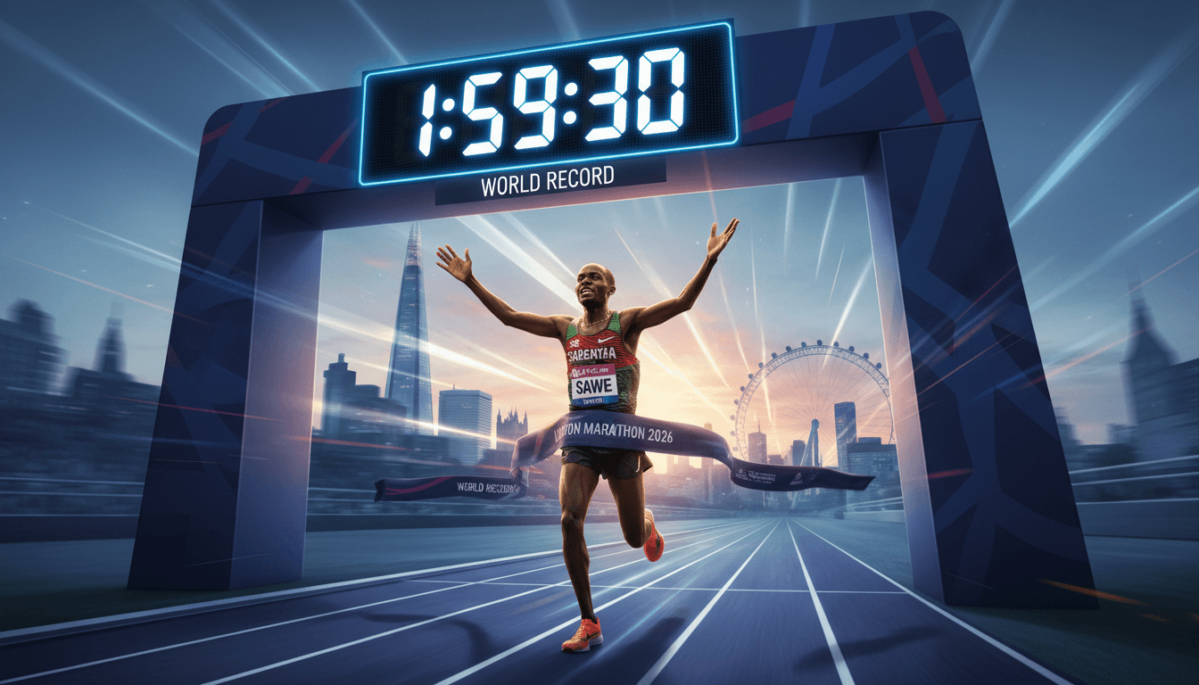 Sabastian Sawe Breaks Men's Marathon World Record with Sub-Two-Hour Finish