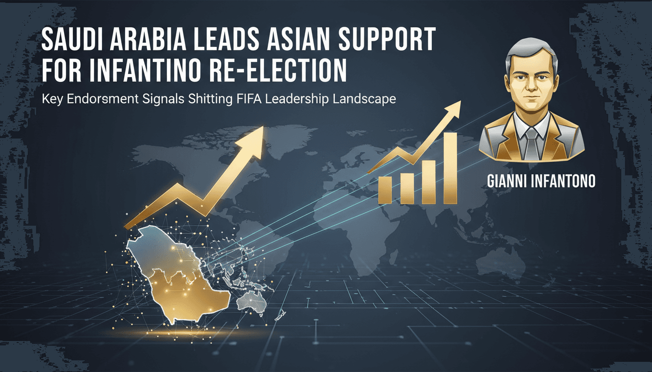 Saudi Arabian Football Federation endorses Gianni Infantino for FIFA President re-election