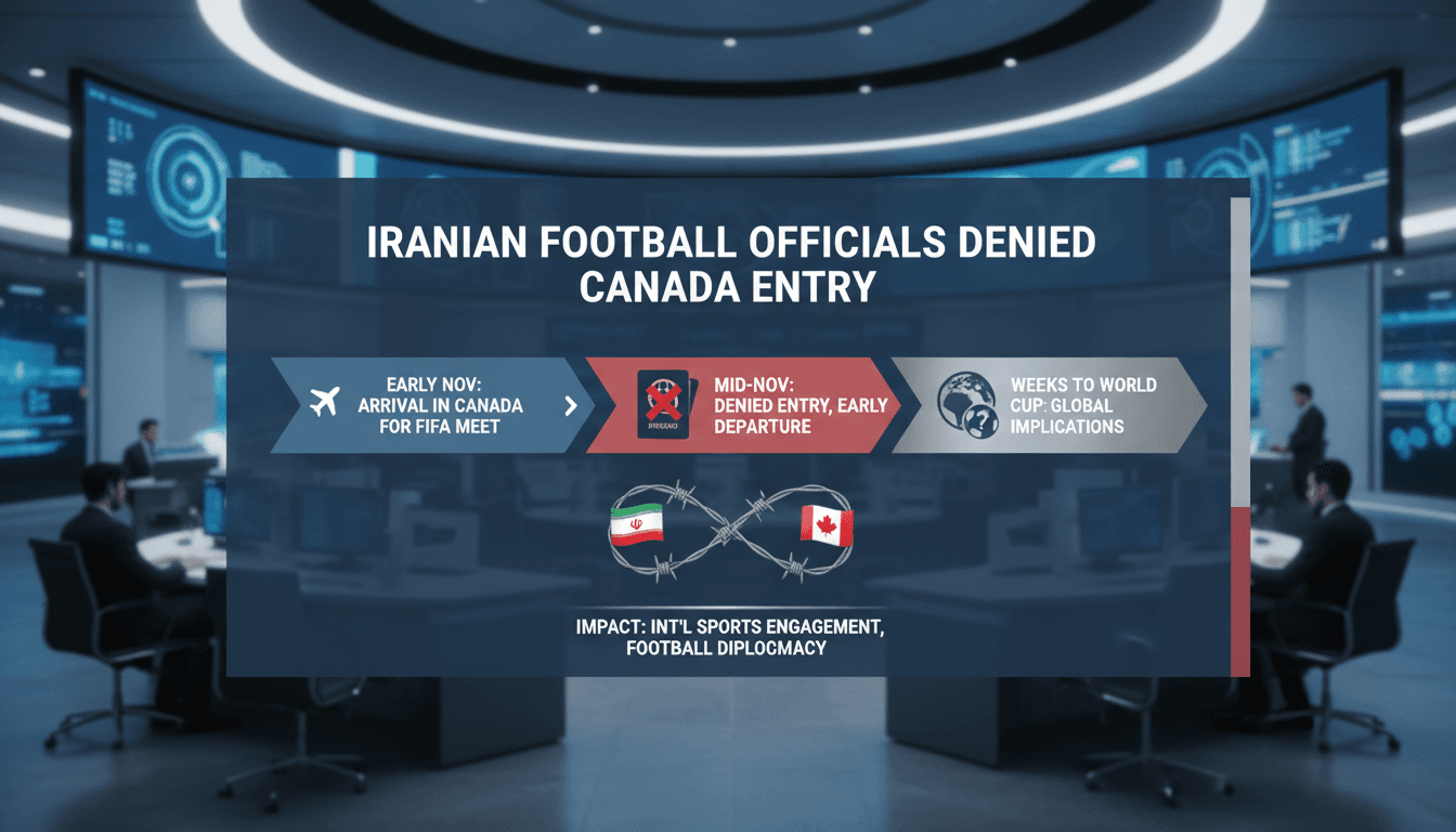 Iranian Football Officials Denied Entry to Canada Ahead of World Cup