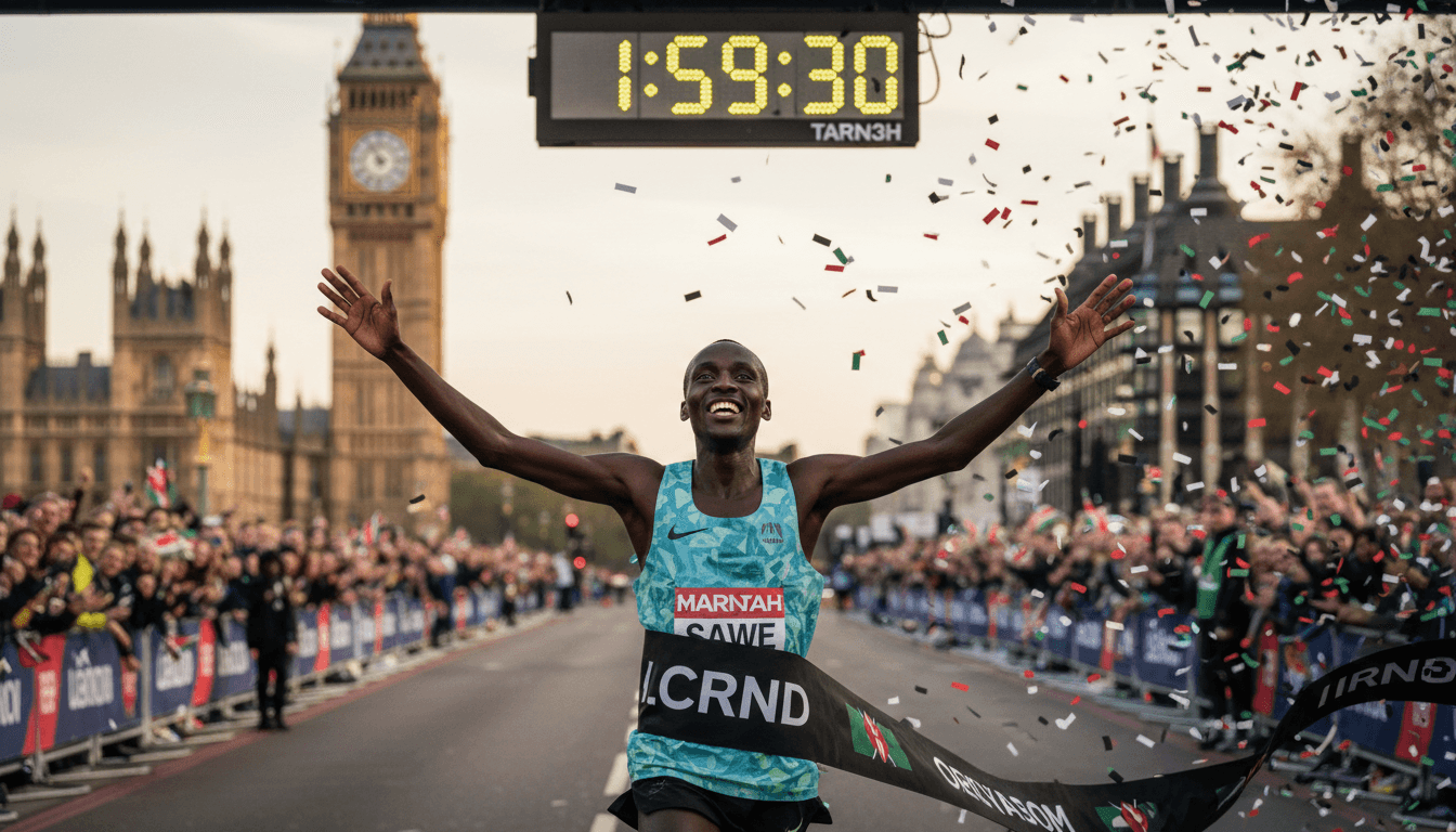 Sabastian Sawe Sets Historic Sub-Two-Hour Marathon Record in London