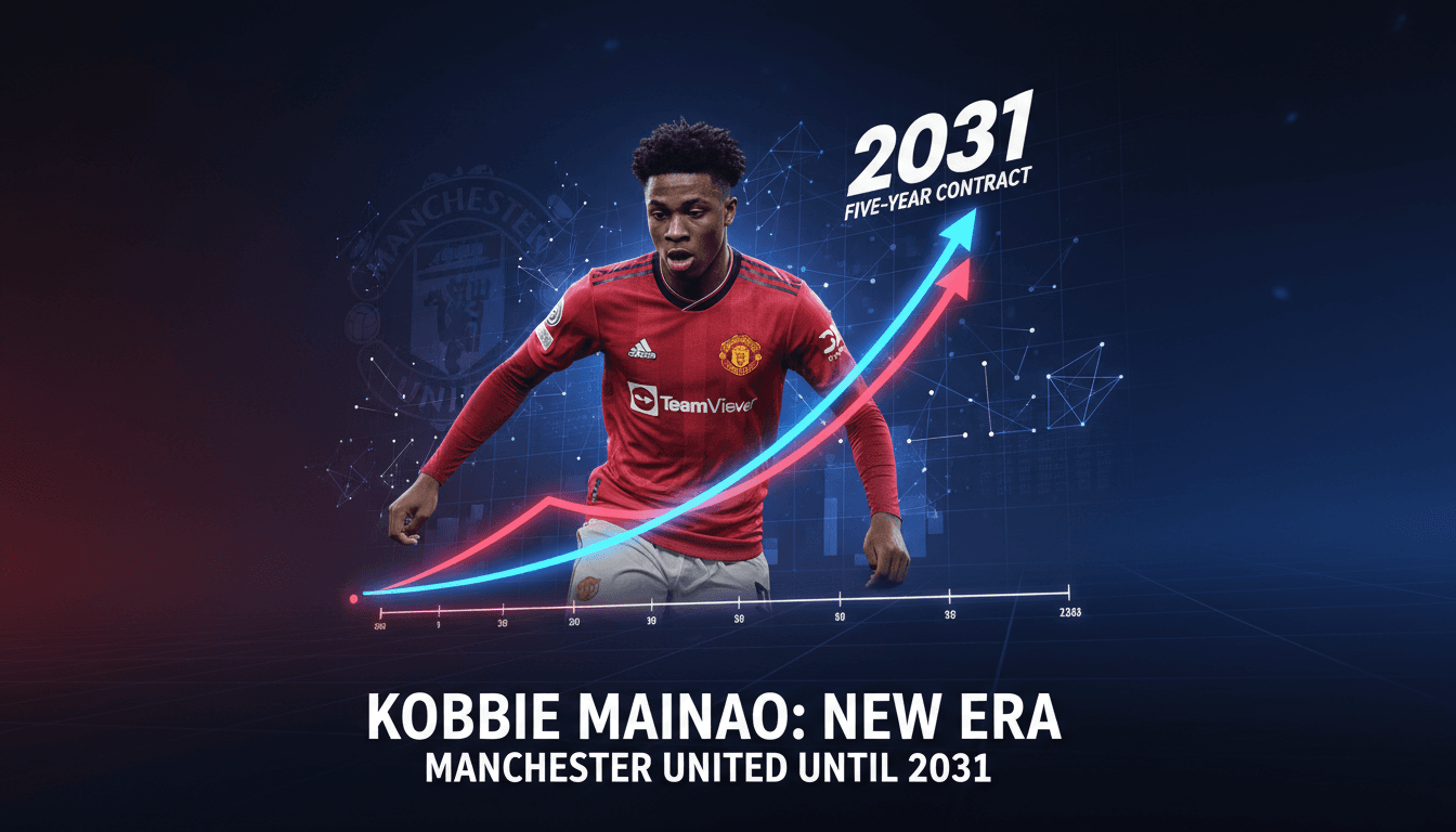 Kobbie Mainoo signs five-year contract extension with Manchester United