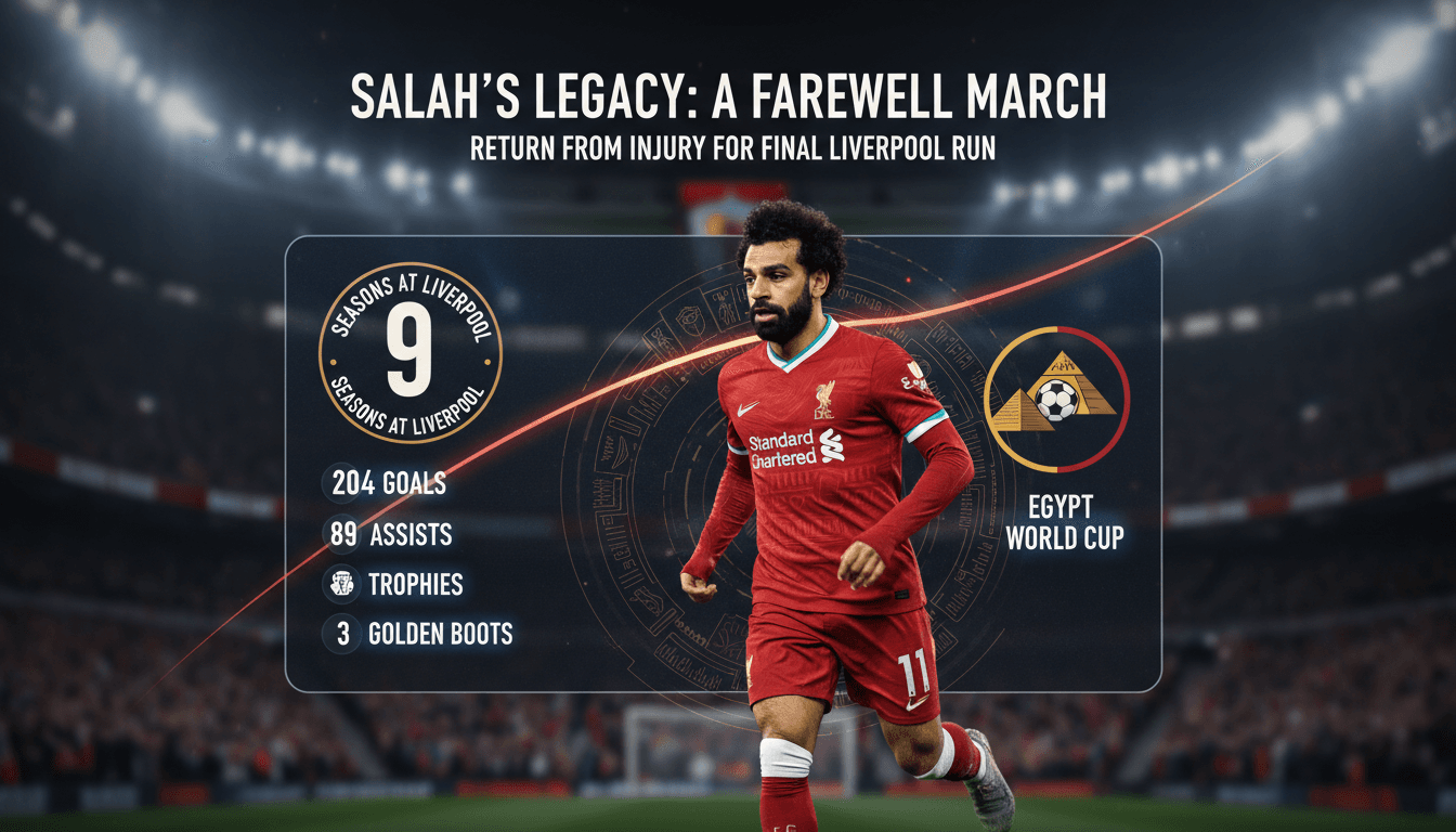 Mohamed Salah to Return from Injury for Farewell at Liverpool