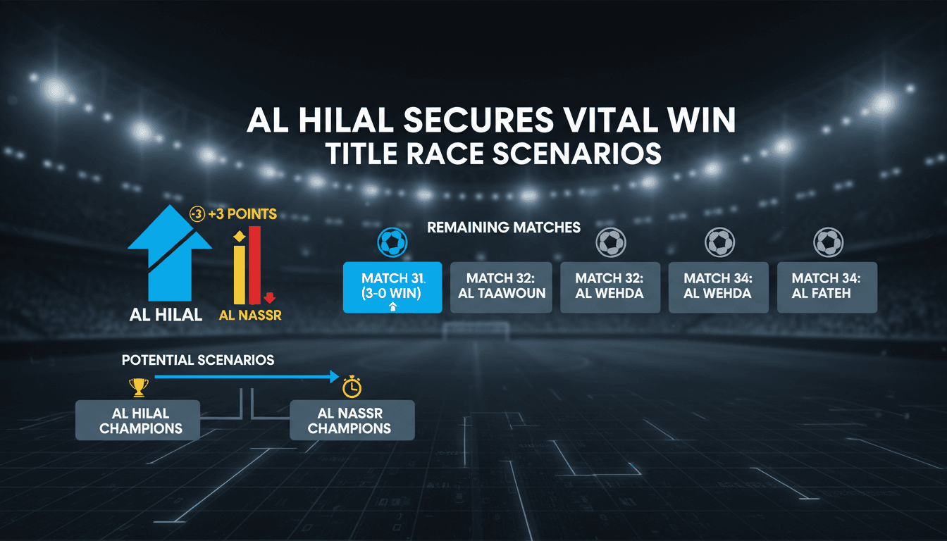 Al Hilal secures vital win against Al Hazem in Saudi Pro League