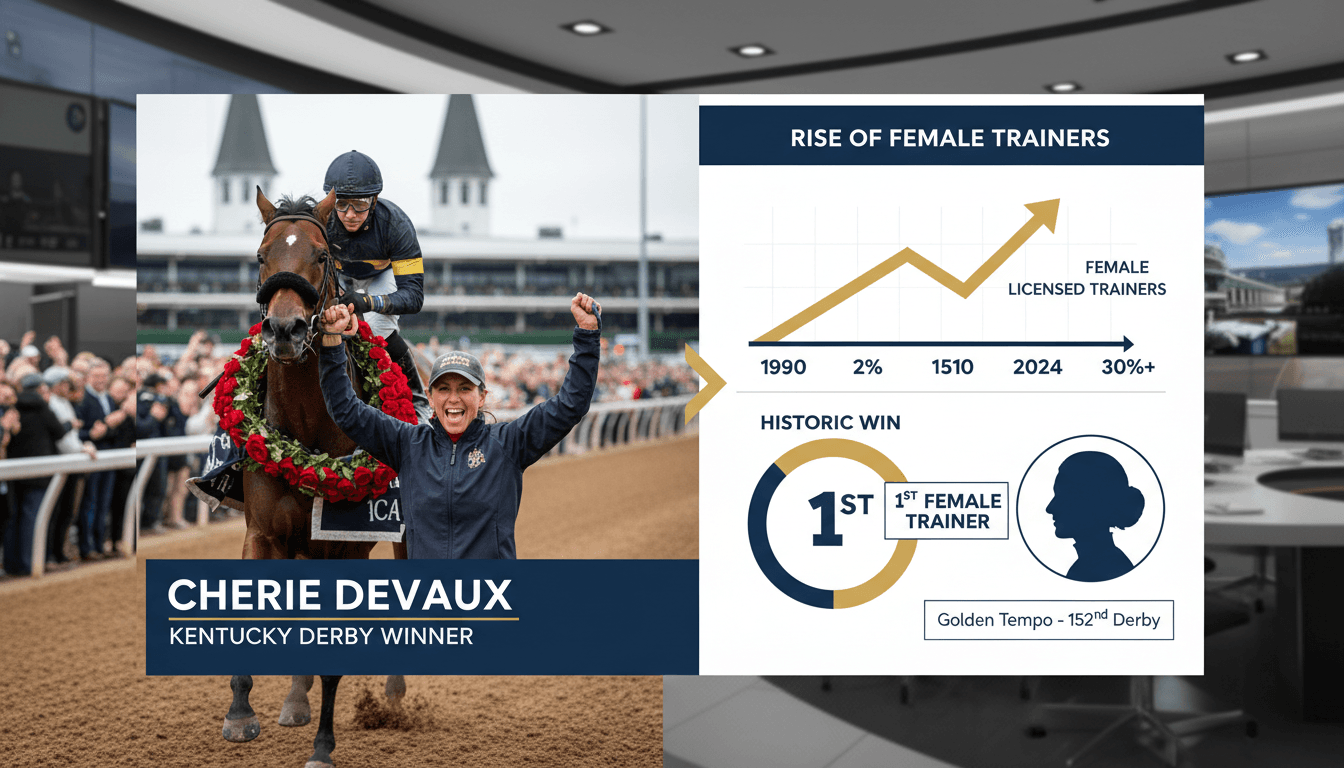 Cherie DeVaux becomes first female trainer to win Kentucky Derby