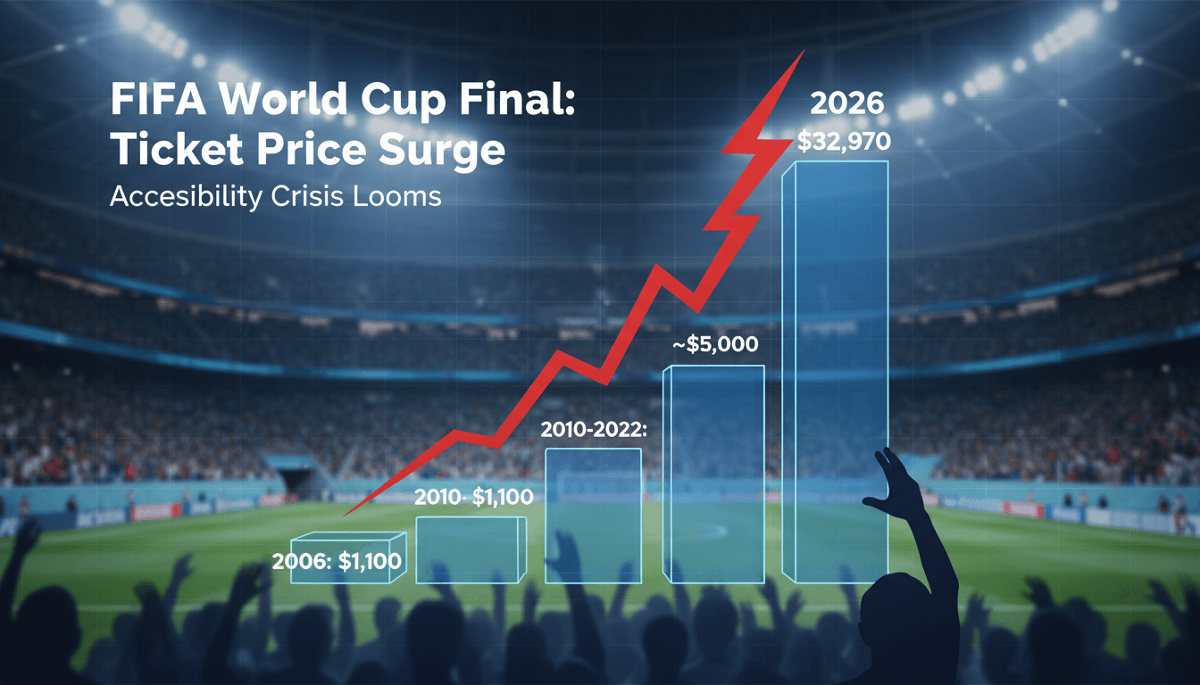 FIFA triples World Cup final ticket prices to nearly $33,000