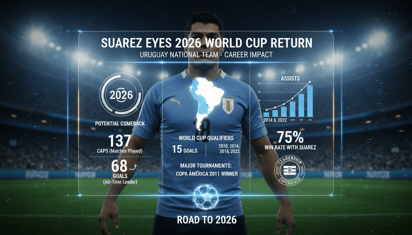 Luis Suarez considers return to Uruguay national team for 2026 World Cup
