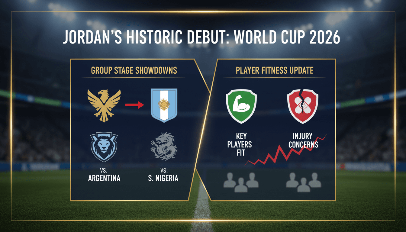 Jordan national football team preparing for World Cup 2026