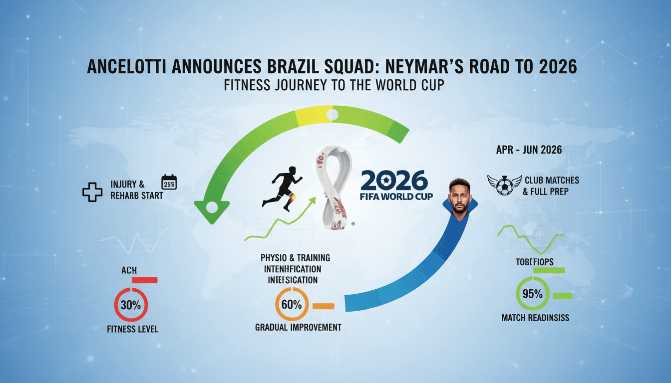 Neymar training for the 2026 FIFA World Cup with Brazil