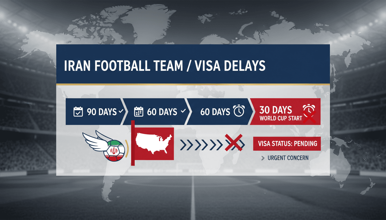 Iranian national football team facing visa challenges ahead of World Cup