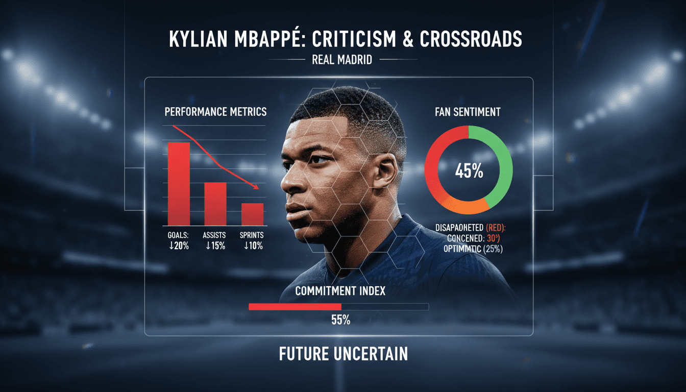 Kylian Mbappé Faces Criticism from Real Madrid Coach and Fans