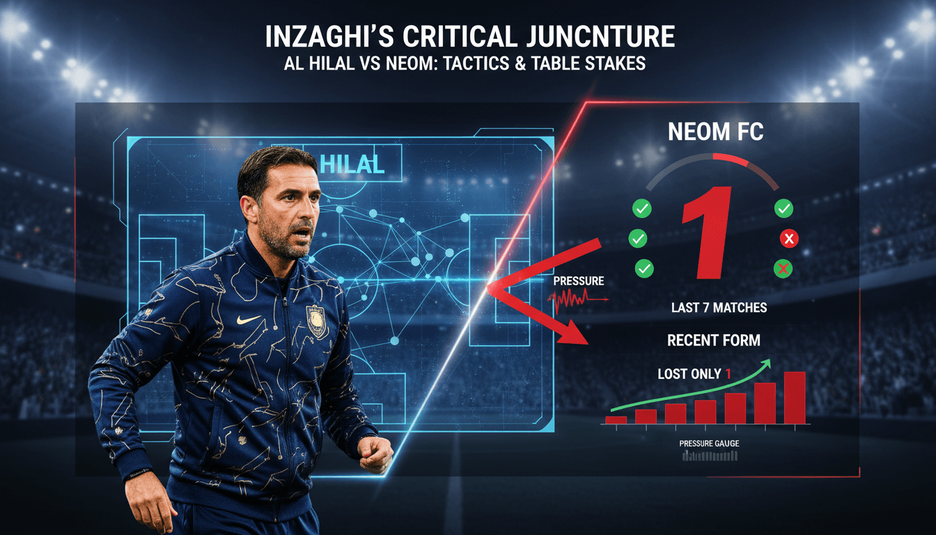 Simone Inzaghi strategizing for the upcoming match against Neom