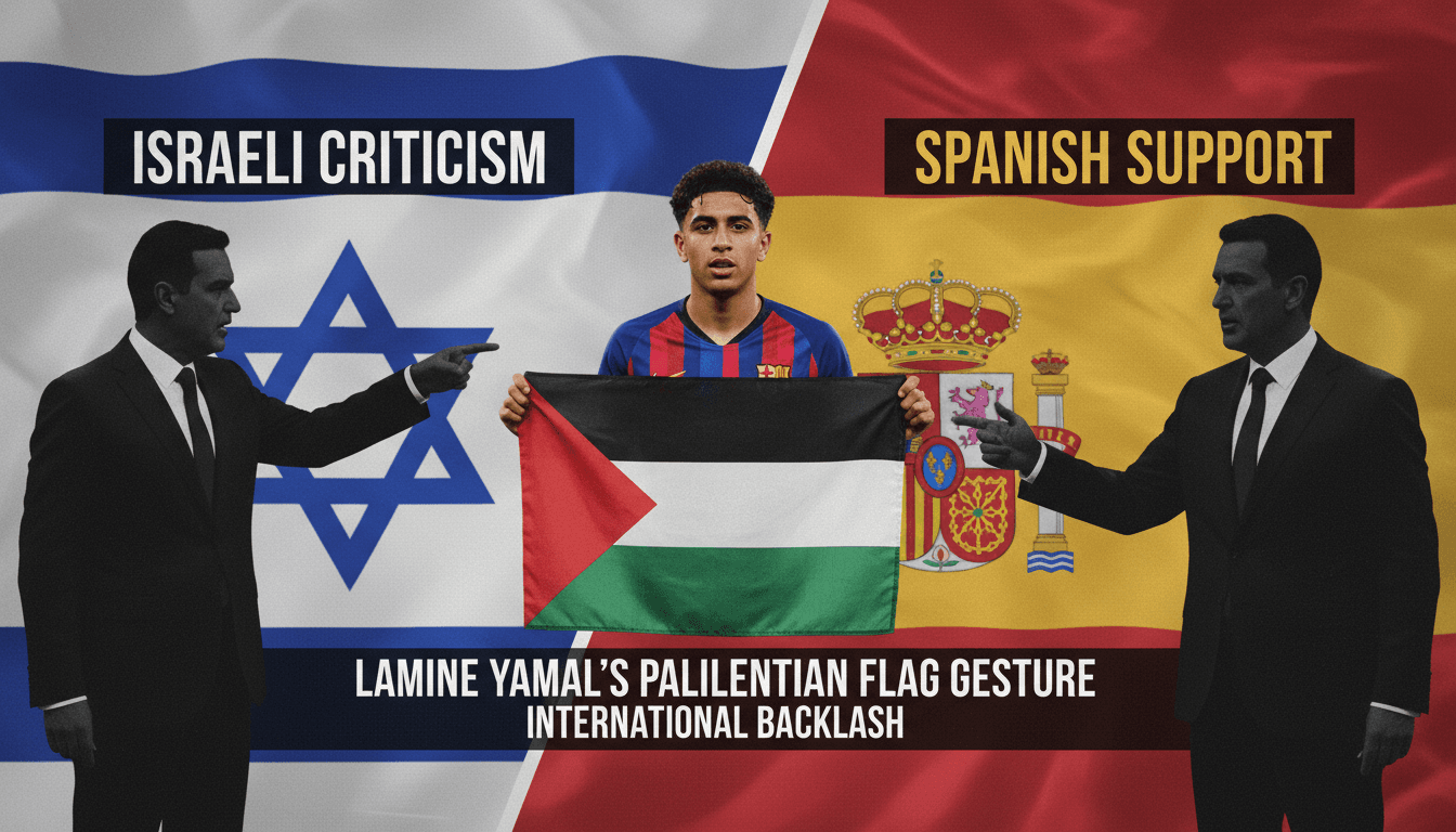 Lamine Yamal's Palestinian Flag Gesture During La Liga Celebration Provokes International Backlash