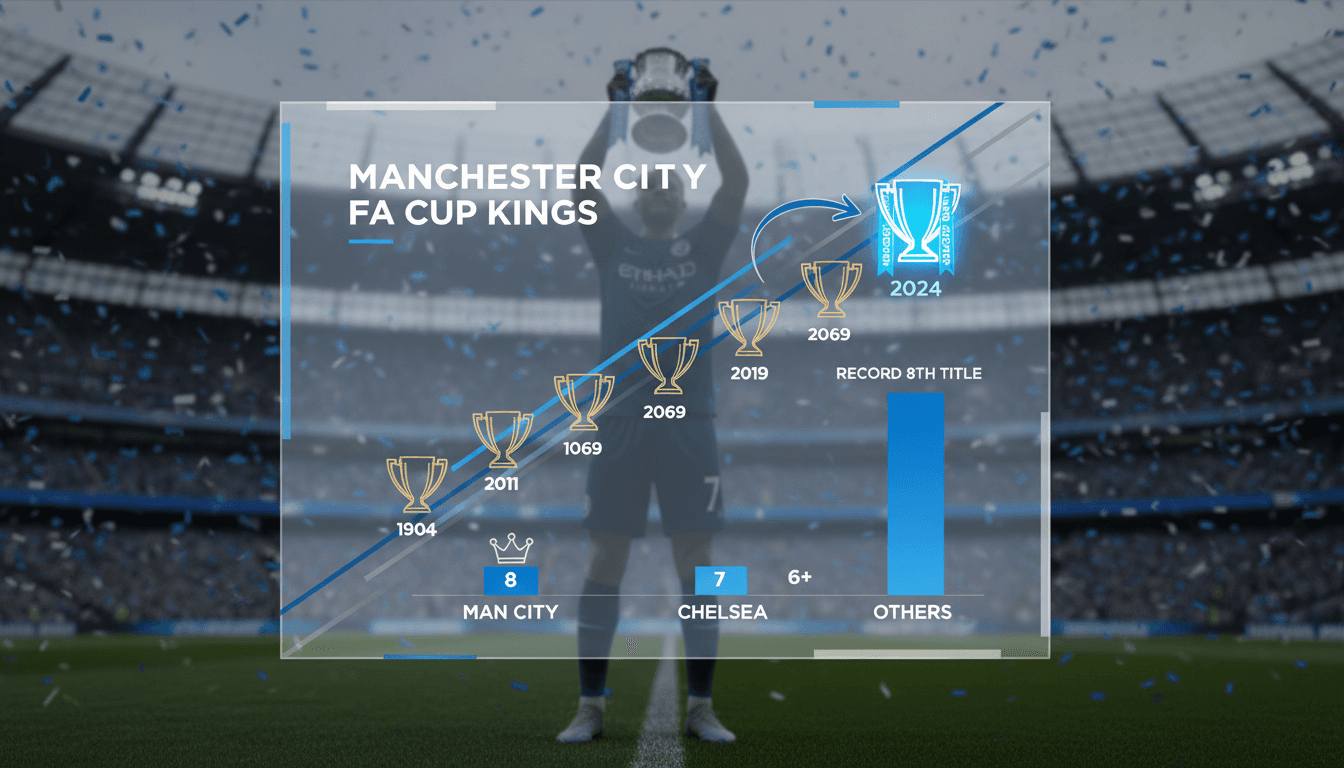 Manchester City wins FA Cup against Chelsea extending record title count