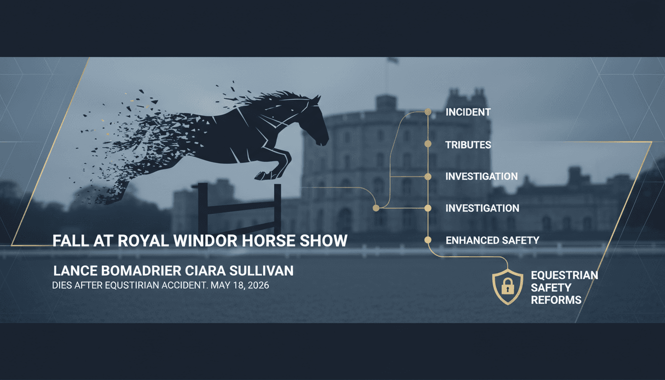 Soldier dies after fall at Royal Windsor Horse Show