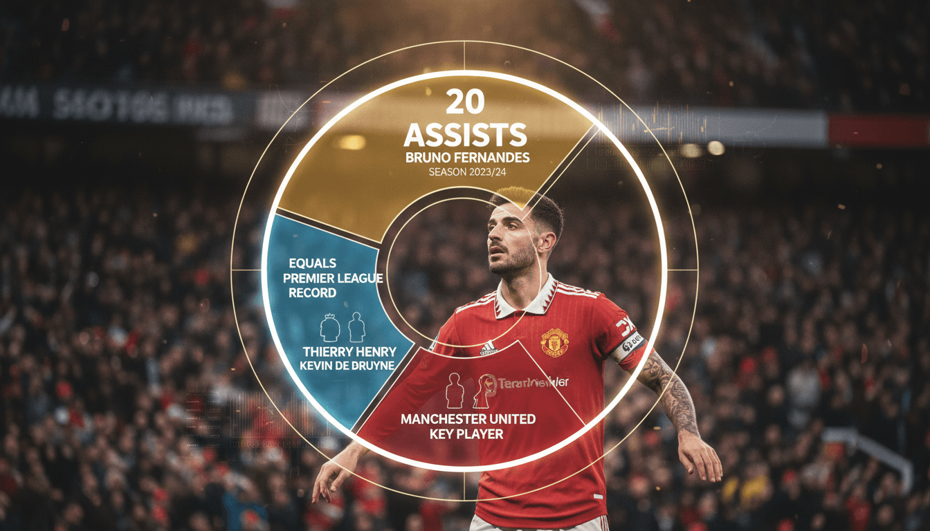 Bruno Fernandes Ties Premier League Assists Record with 20 in a Season
