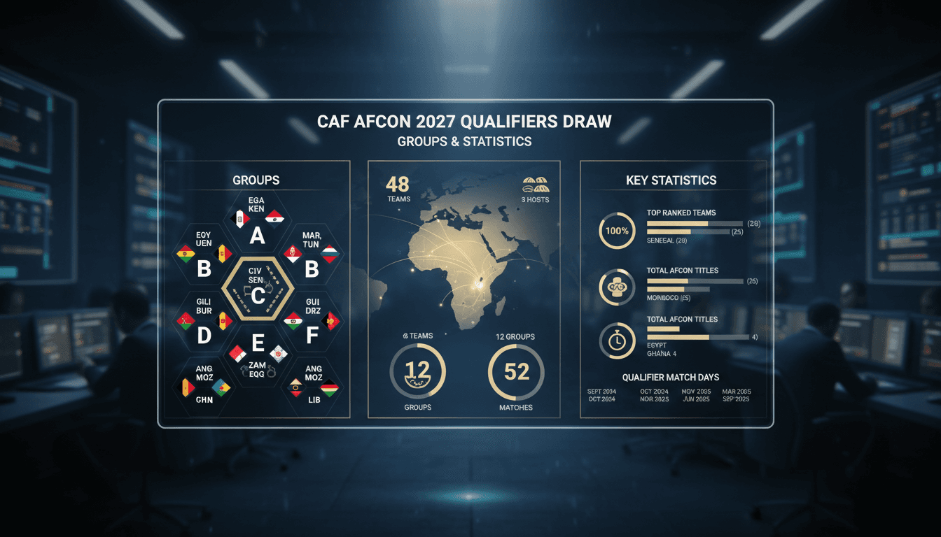Draw for 2027 Africa Cup of Nations qualifiers held in Cairo