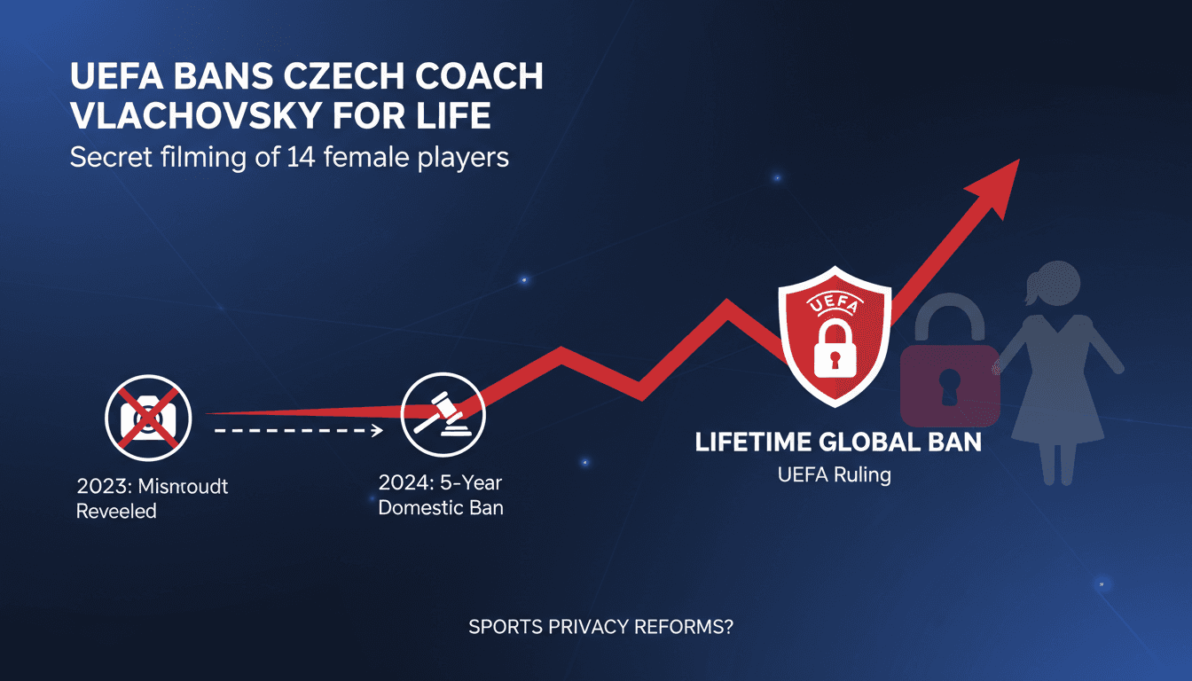 UEFA's lifetime ban announcement for coach Petr Vlachovsky