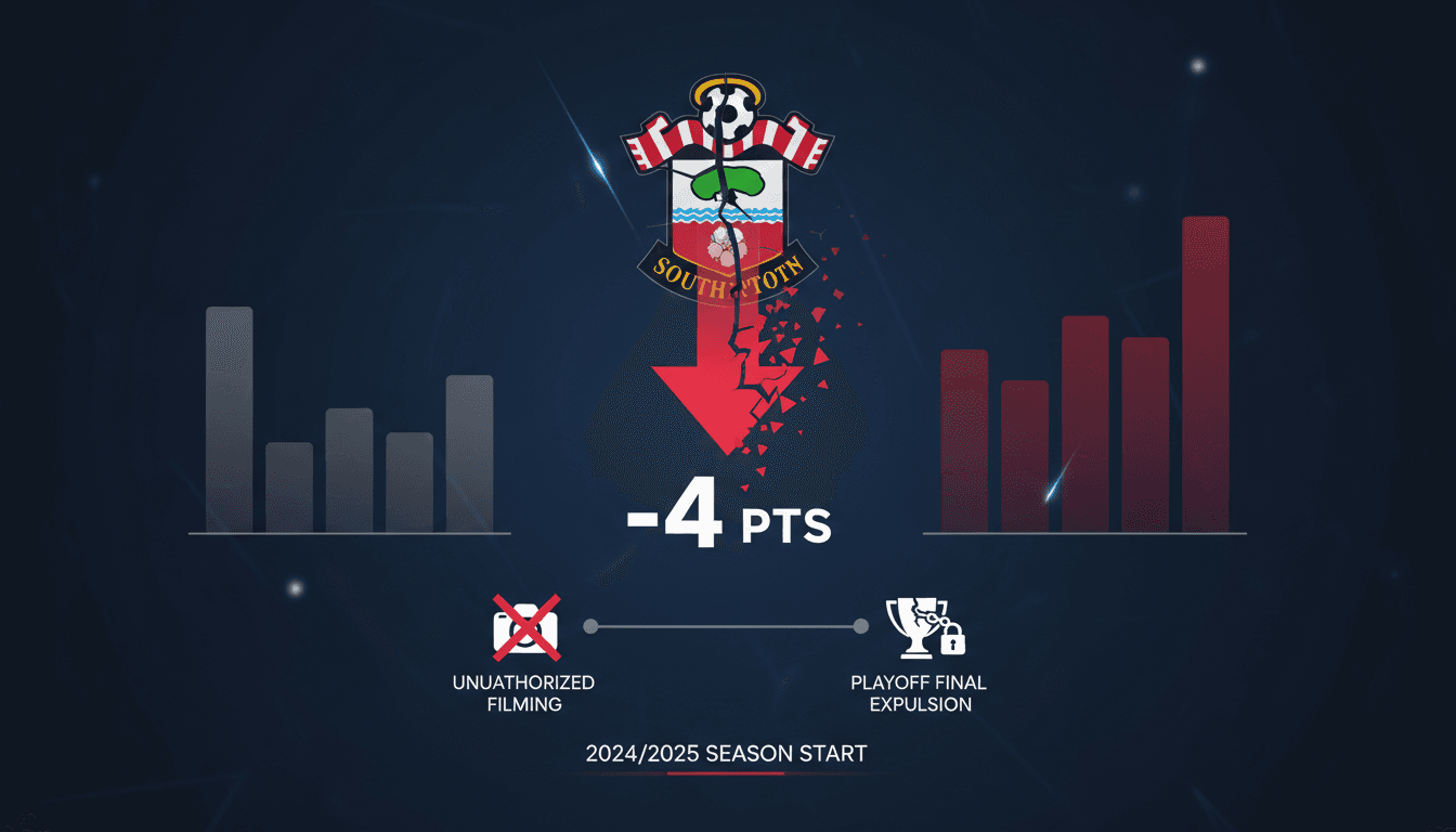 Southampton expelled from Championship playoff final for spying on Middlesbrough