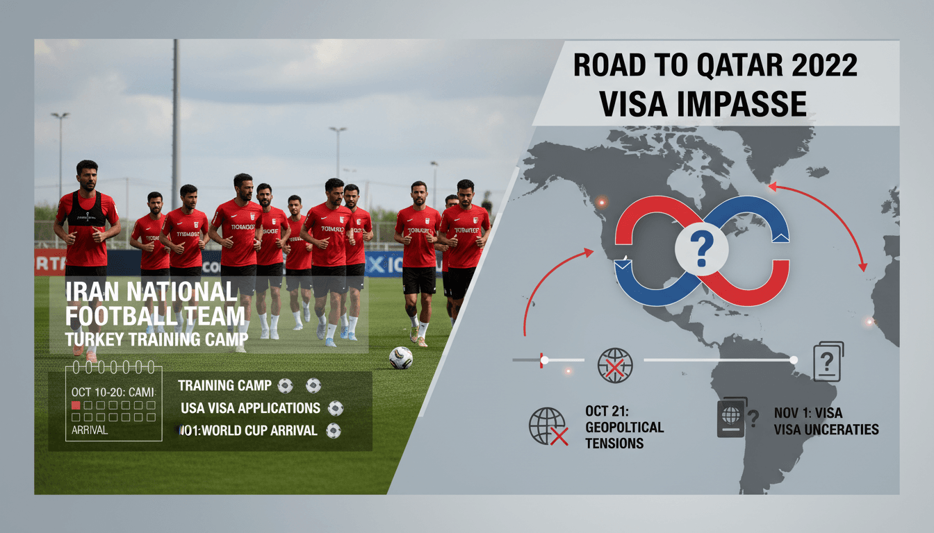Iran's national football team begins World Cup training camp in Turkey amid US visa uncertainties
