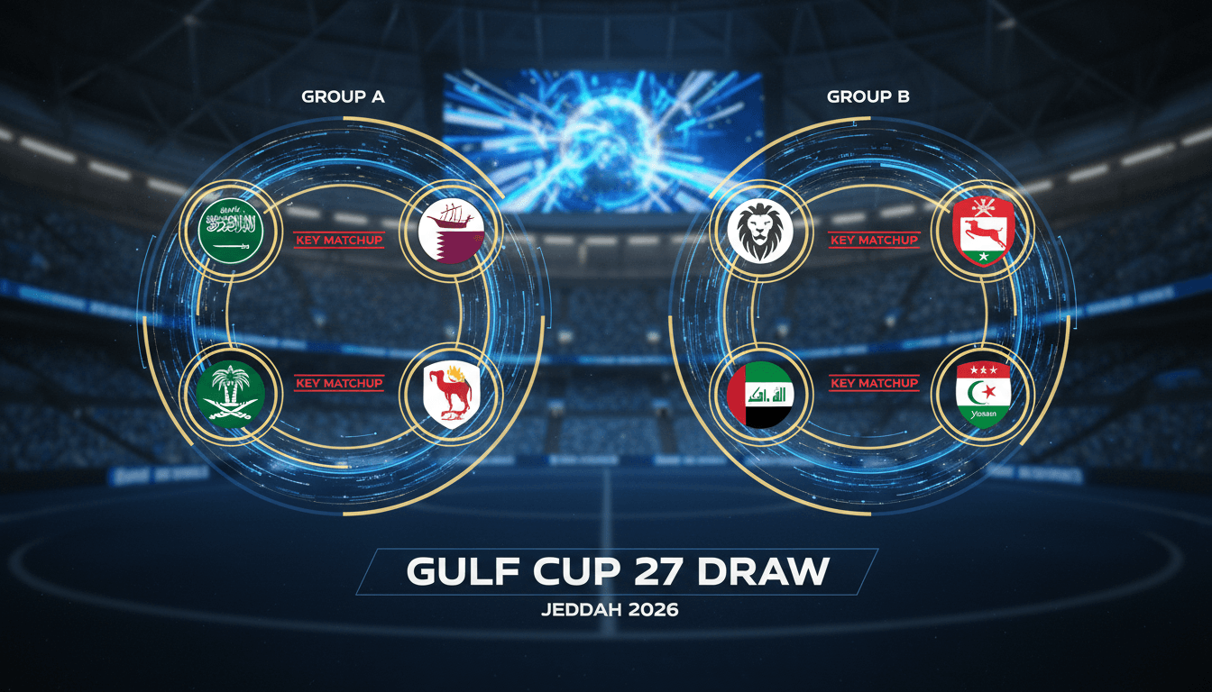 Gulf Cup 27 draw held in Jeddah with eight teams participating