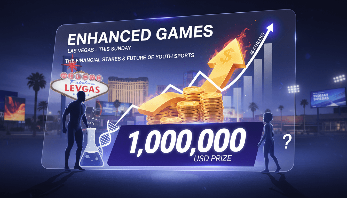 Athletes competing in the Enhanced Games with performance-enhancing drugs