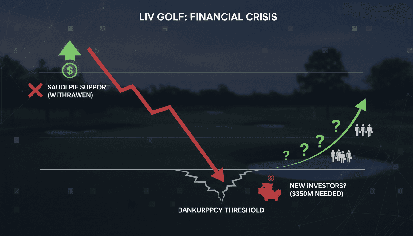 LIV Golf faces potential bankruptcy after Saudi PIF withdraws support