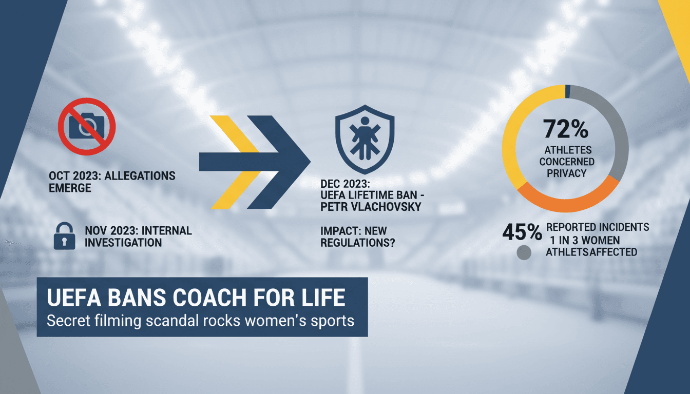 UEFA's lifetime ban on coach Petr Vlachovsky for misconduct in women's football