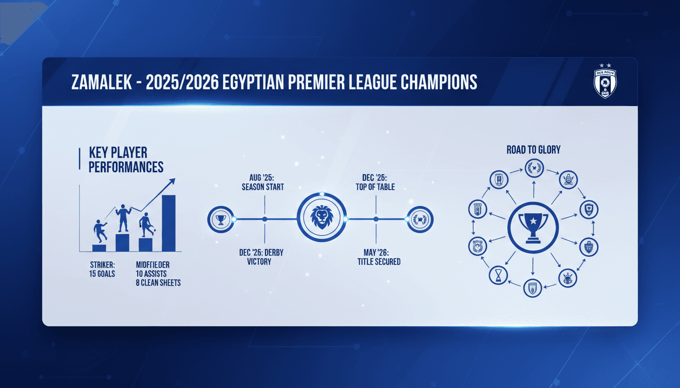 Zamalek wins Egyptian Premier League title for 2025-2026 season