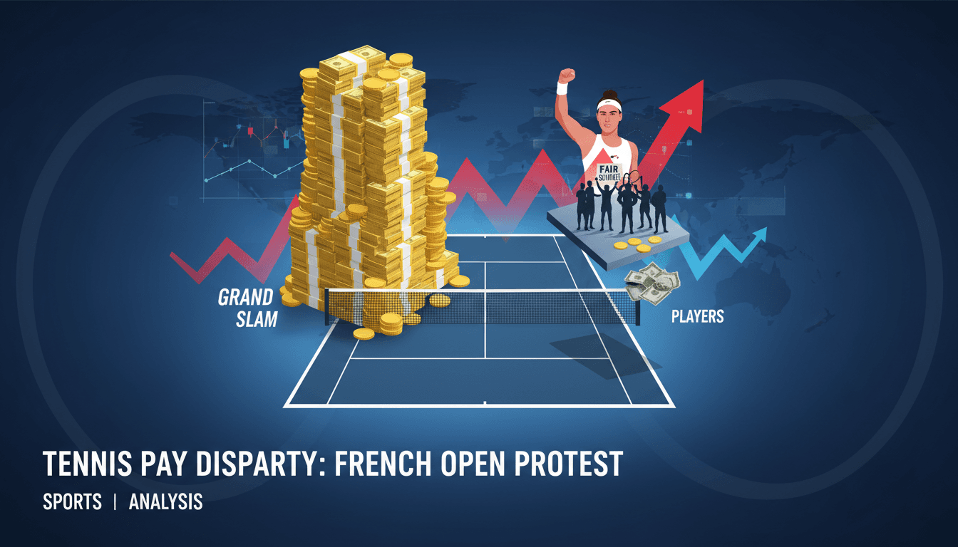 Aryna Sabalenka leading a protest at the French Open for better player welfare.
