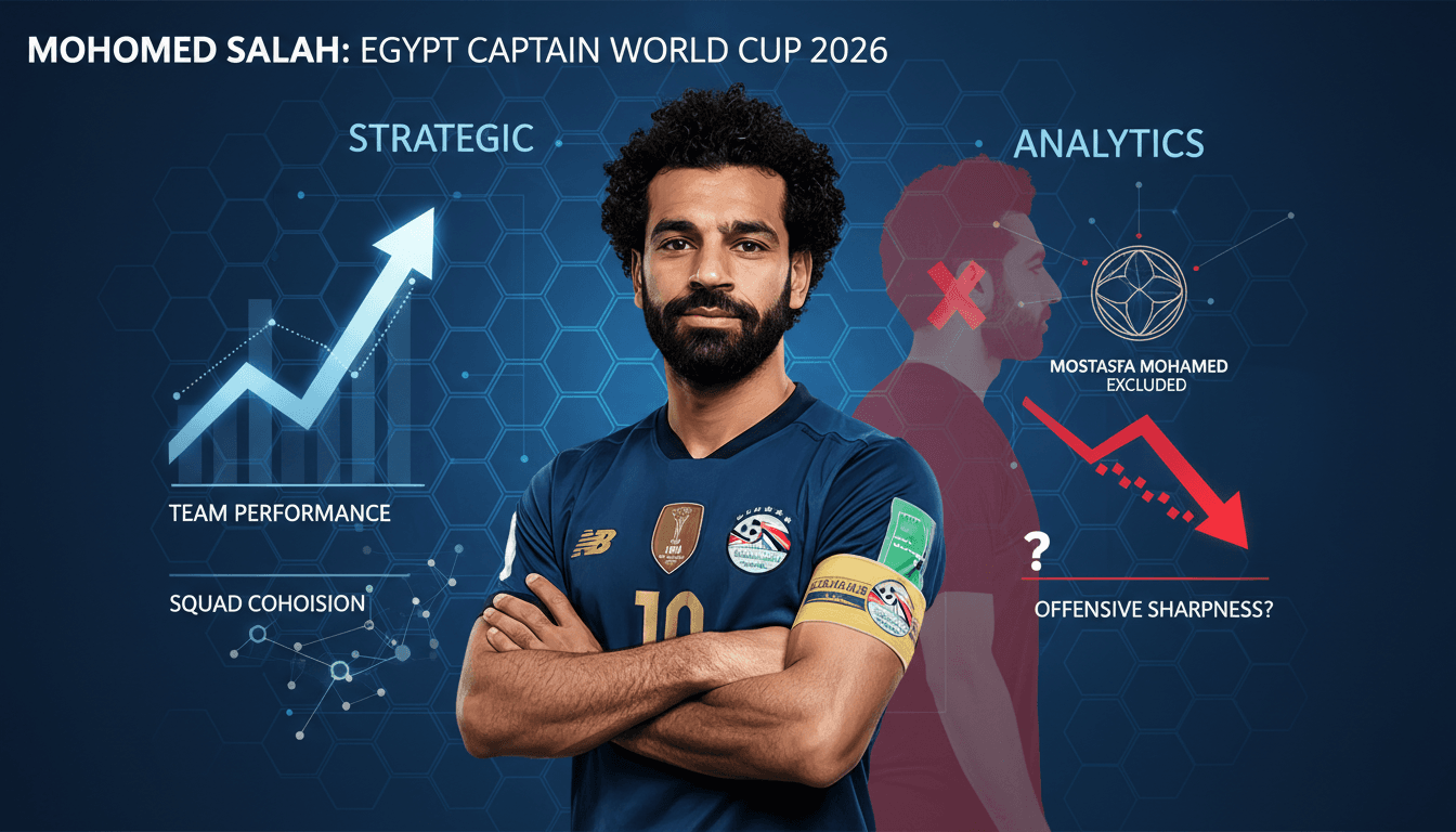 Mohamed Salah appointed captain of Egypt for FIFA World Cup 2026