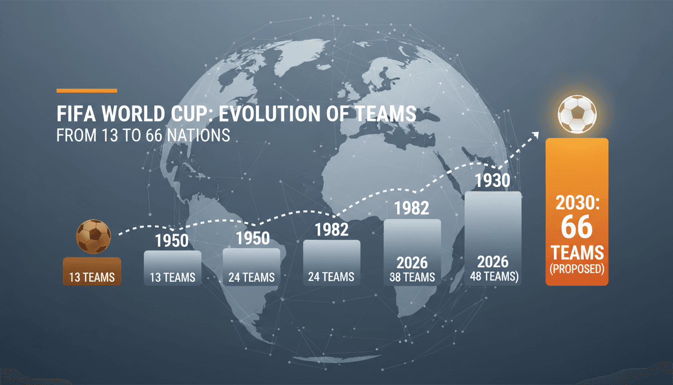FIFA Proposes Expansion of World Cup to 66 Teams by 2030