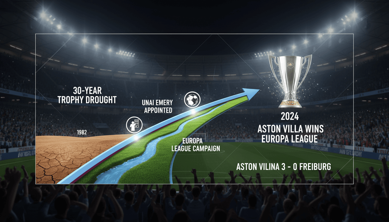 Aston Villa wins Europa League final against Freiburg ending 30-year trophy drought