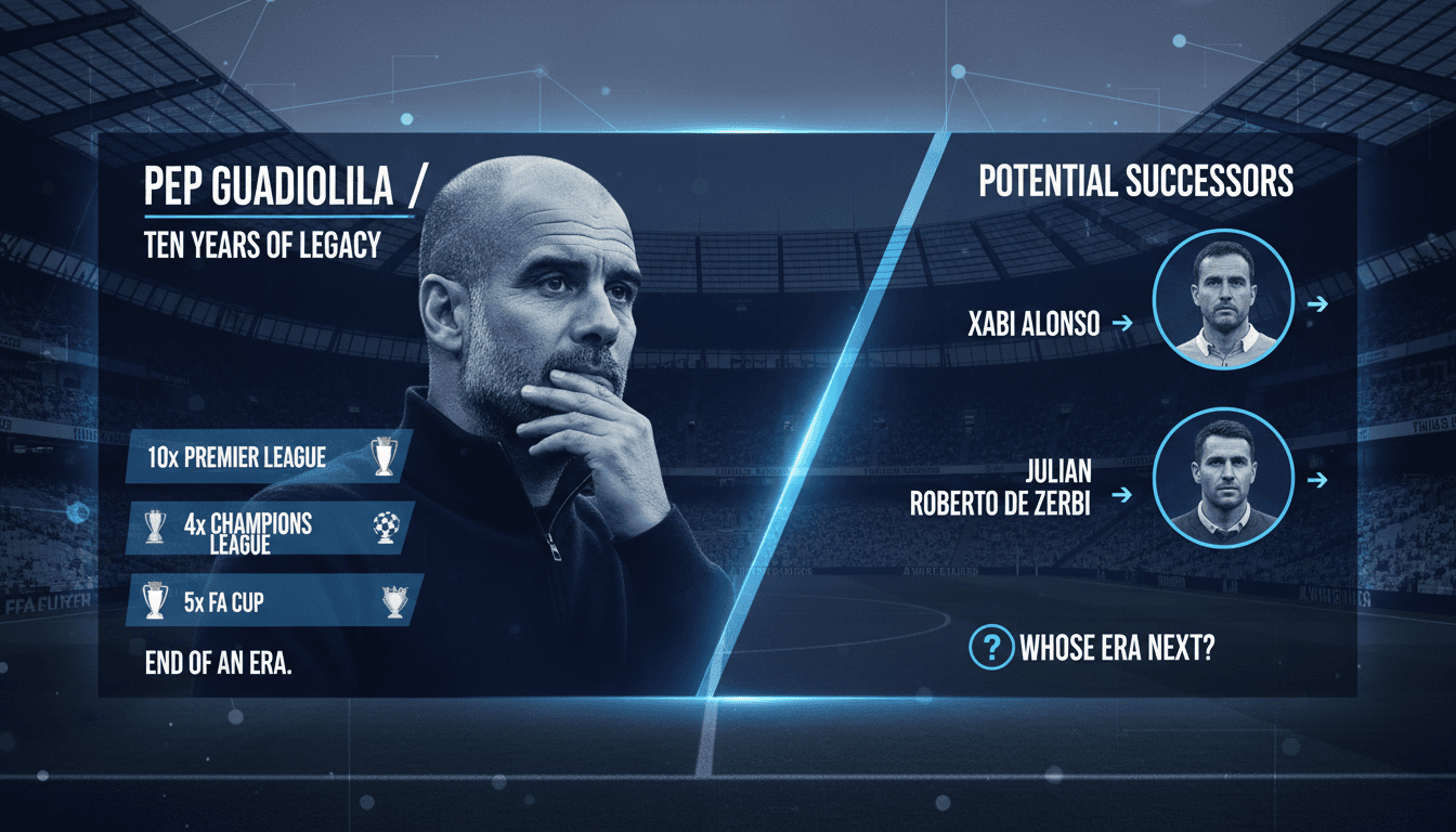 Pep Guardiola announces departure as Manchester City manager after ten years