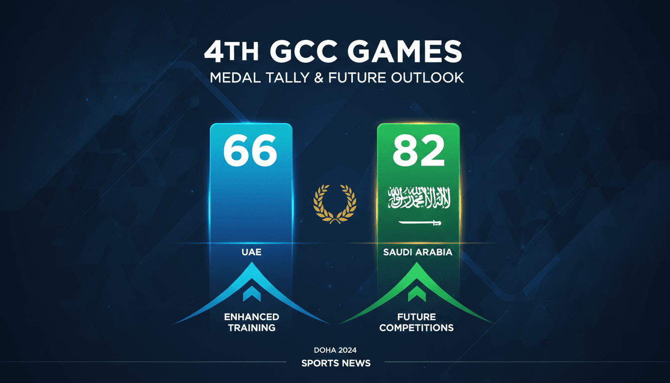 UAE and Saudi Arabia conclude 4th GCC Games with strong medal performances