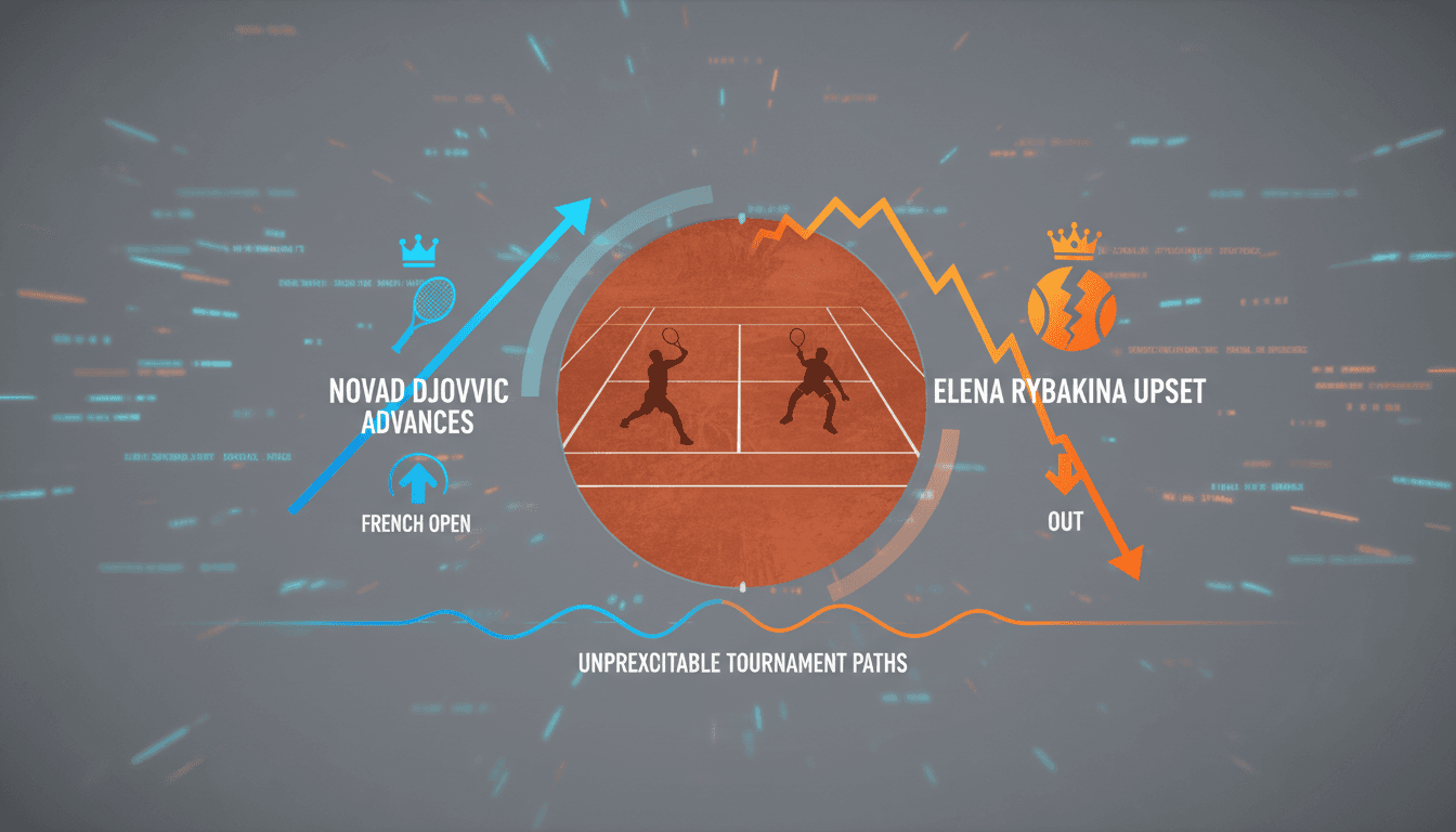 Novak Djokovic celebrating his victory at the French Open