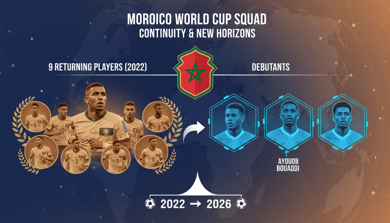 Morocco announces World Cup squad with nine returning players from 2022