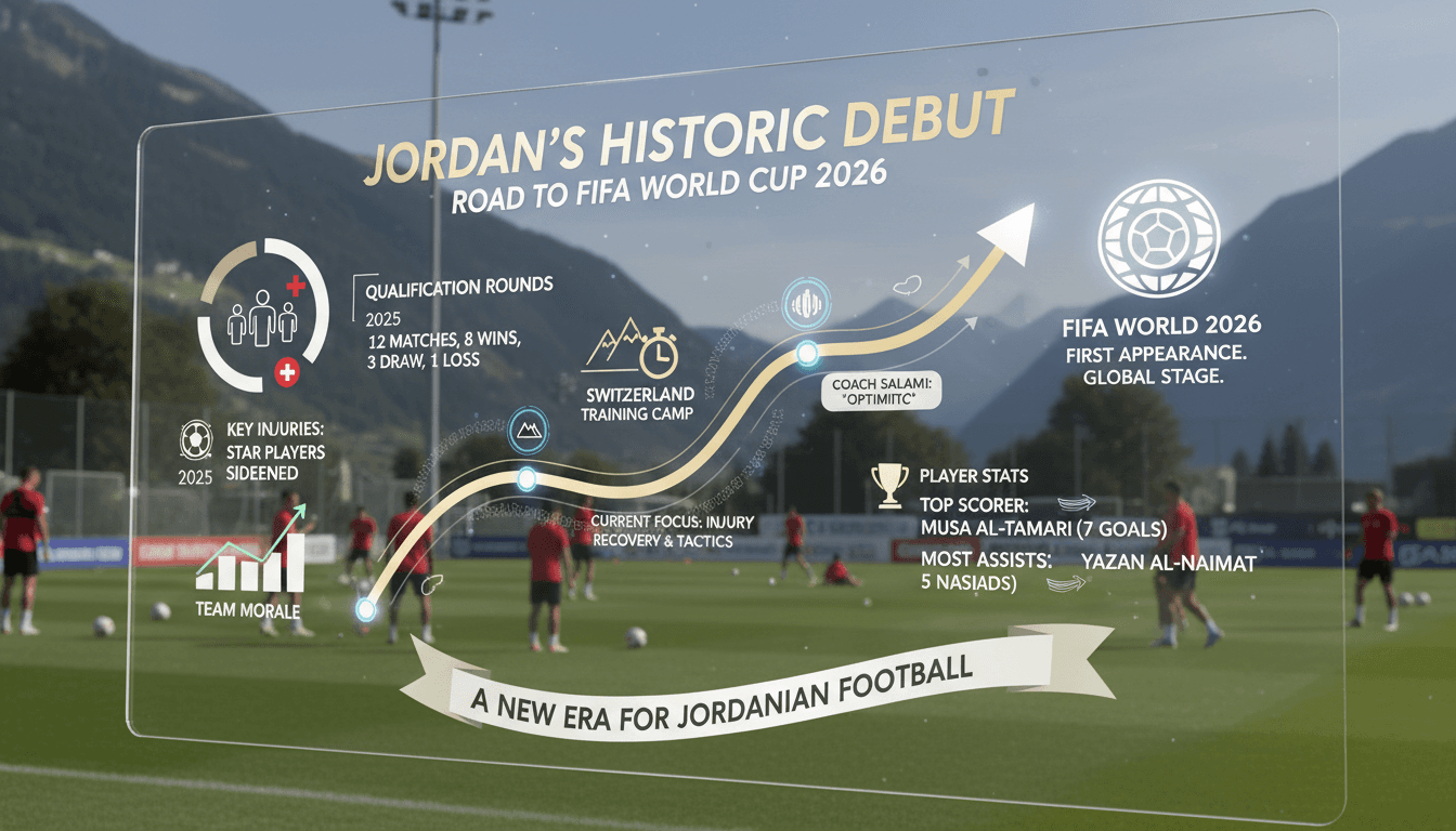 Jordan national football team training in Switzerland for World Cup