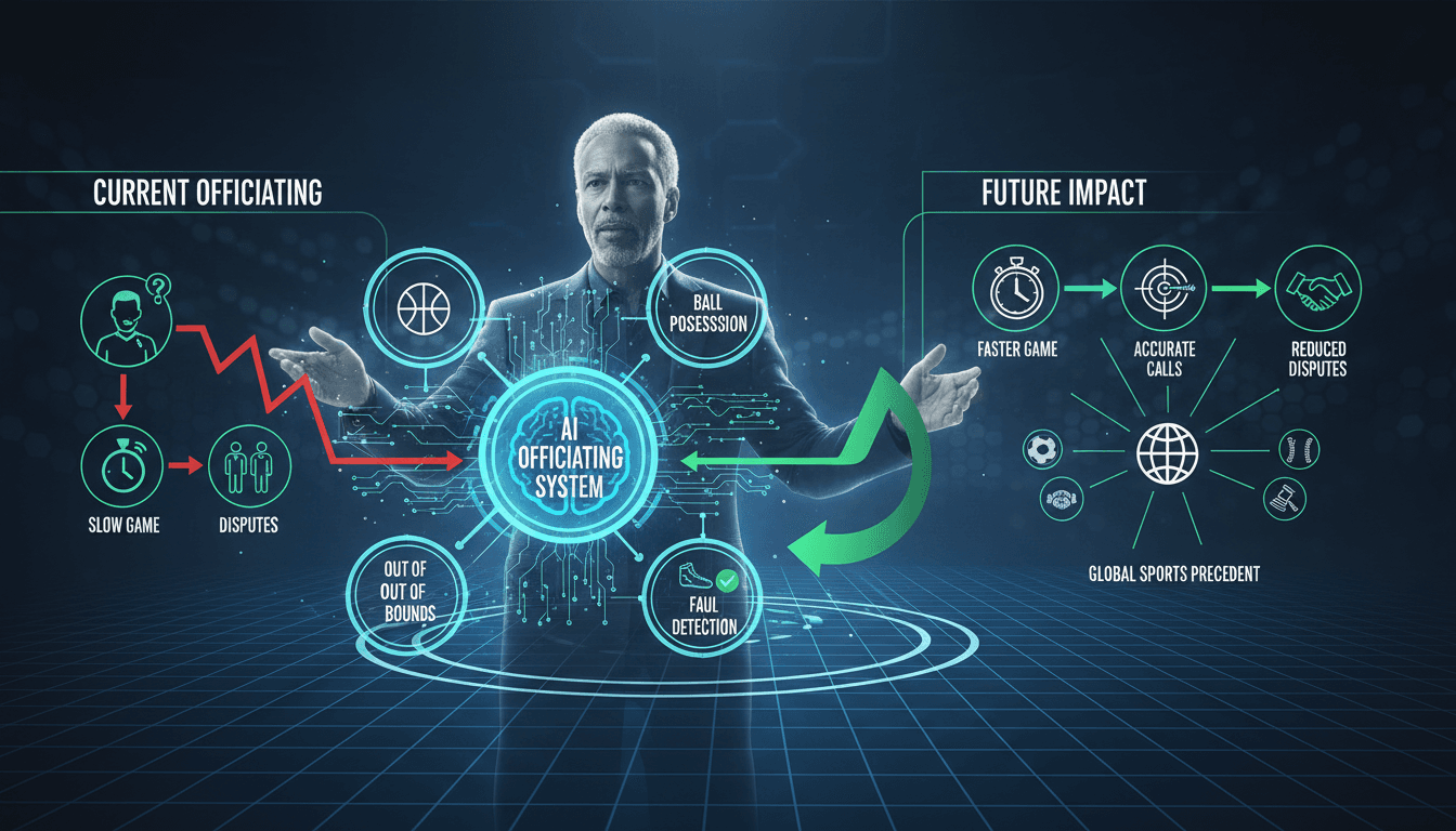 NBA Commissioner Adam Silver Proposes AI-Driven Officiating System