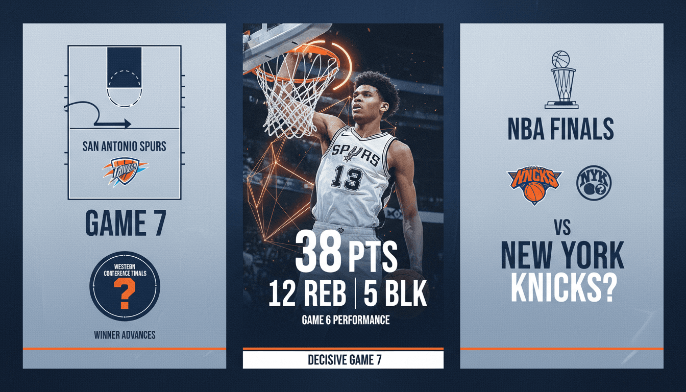 San Antonio Spurs advance to decisive Game 7 against Oklahoma City Thunder