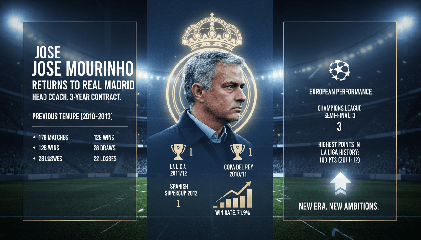 Jose Mourinho at a press conference announcing his return to Real Madrid.