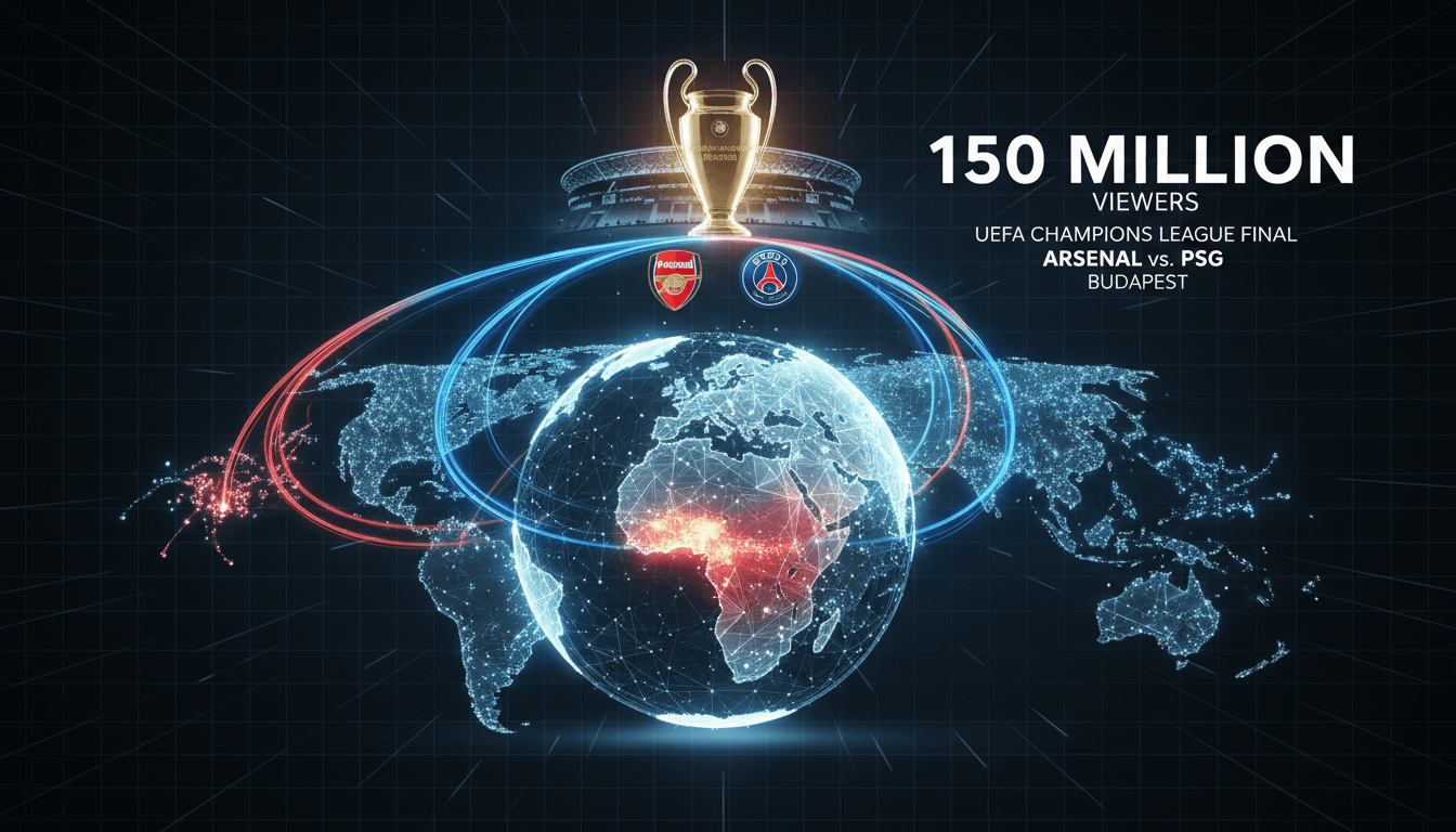 Arsenal to face PSG in UEFA Champions League final attracting 150 million viewers