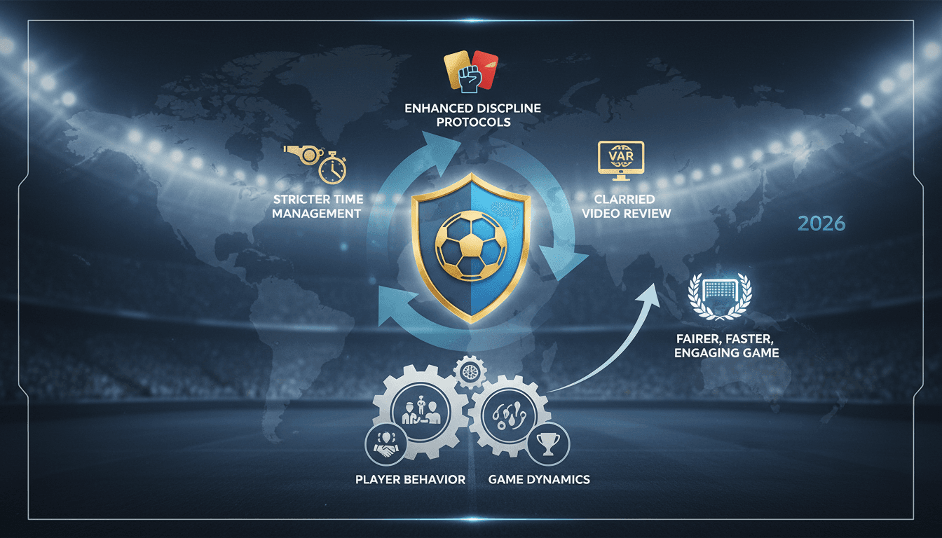 FIFA officials discussing new regulations for the 2026 World Cup