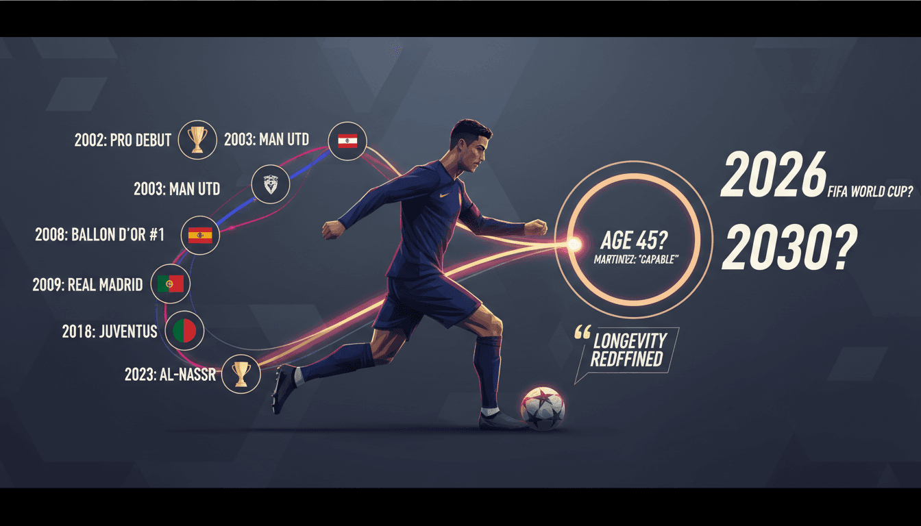 Roberto Martinez confirms Cristiano Ronaldo's potential participation in 2030 FIFA World Cup