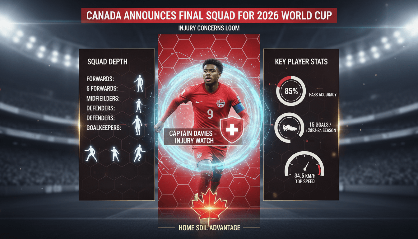 Canada national soccer team prepares for the 2026 World Cup