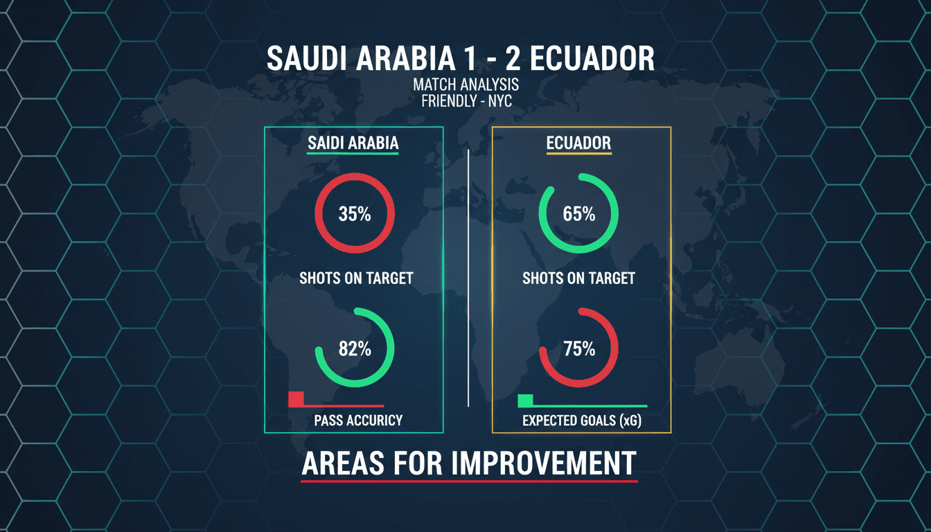 Saudi Arabia loses friendly match to Ecuador ahead of World Cup preparations