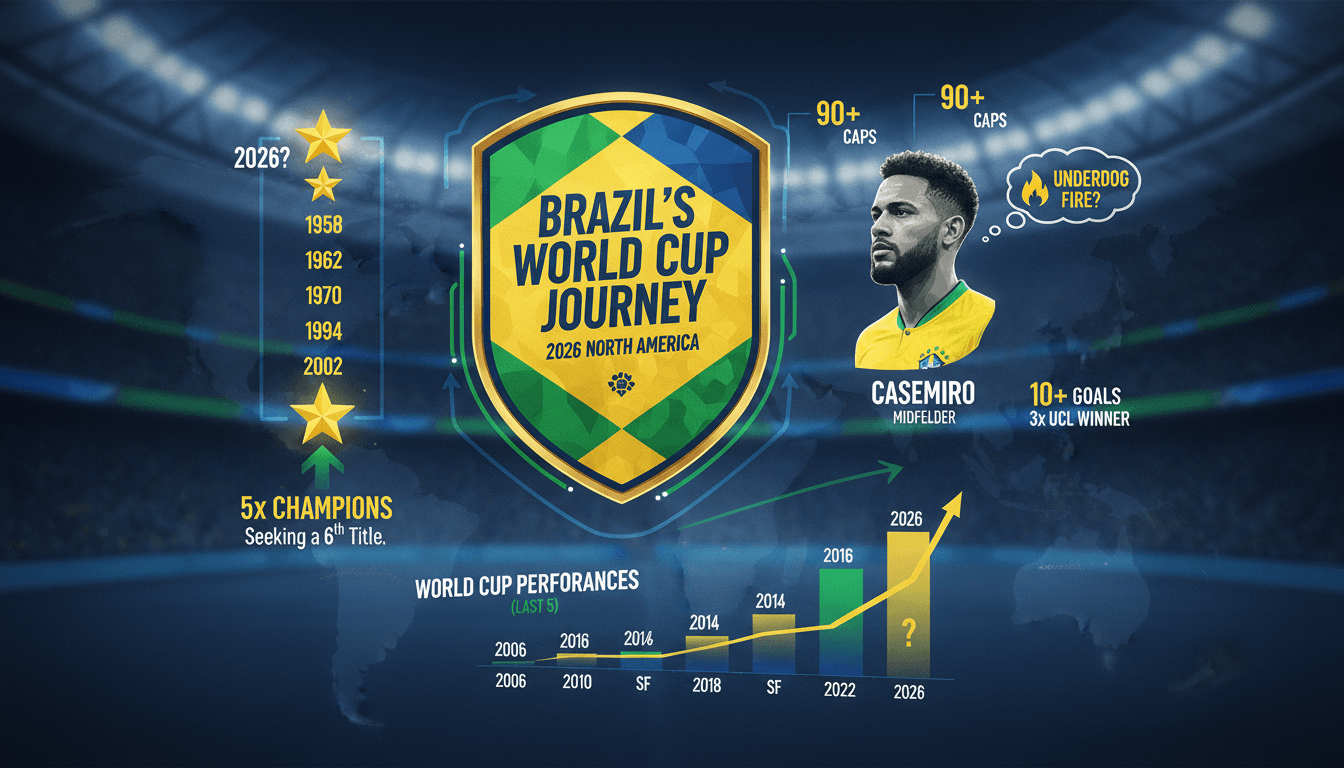 Casemiro discussing Brazil's World Cup prospects