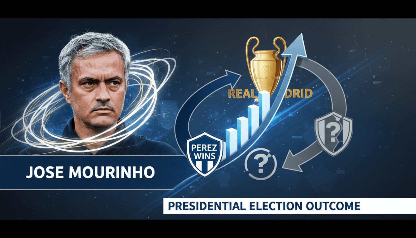 Jose Mourinho during his previous tenure at Real Madrid