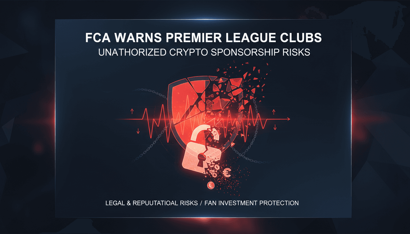 Premier League clubs facing risks from unauthorized crypto sponsorships