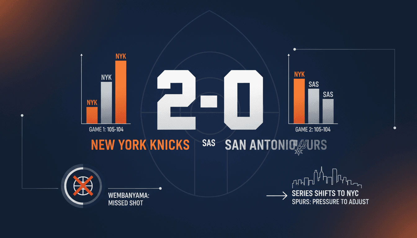 Knicks celebrate their victory over the Spurs in the NBA Finals